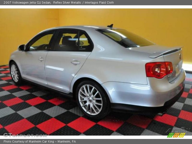 Reflex Silver Metallic / Interlagos Plaid Cloth 2007 Volkswagen Jetta GLI Sedan
