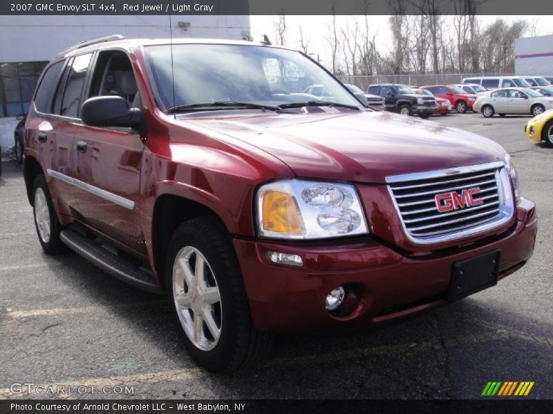 Red Jewel / Light Gray 2007 GMC Envoy SLT 4x4