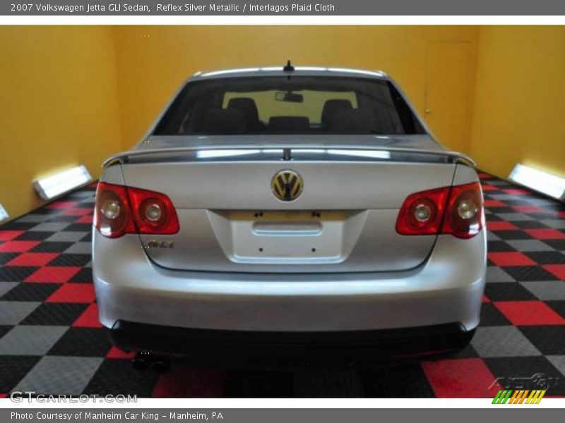 Reflex Silver Metallic / Interlagos Plaid Cloth 2007 Volkswagen Jetta GLI Sedan