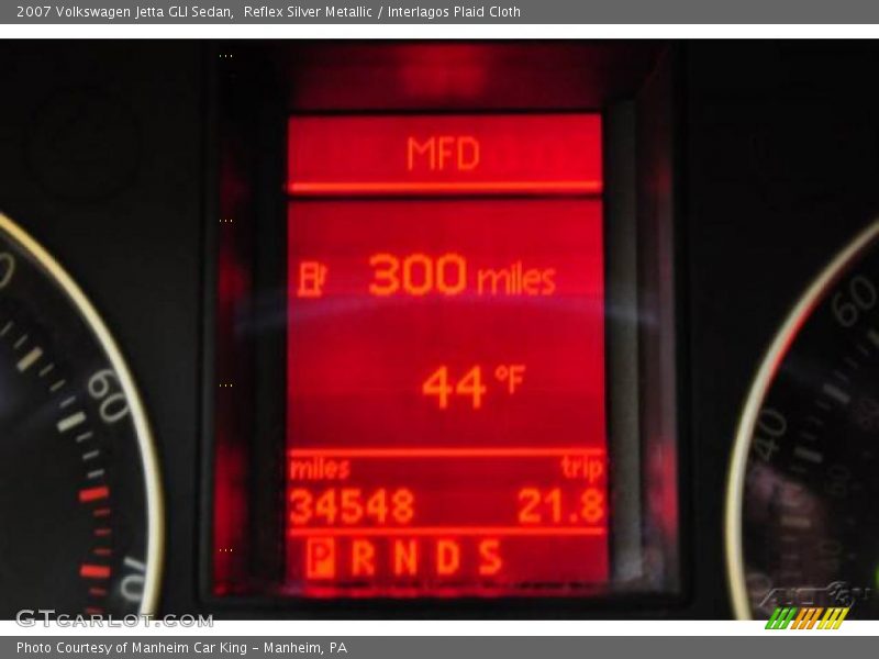 Reflex Silver Metallic / Interlagos Plaid Cloth 2007 Volkswagen Jetta GLI Sedan