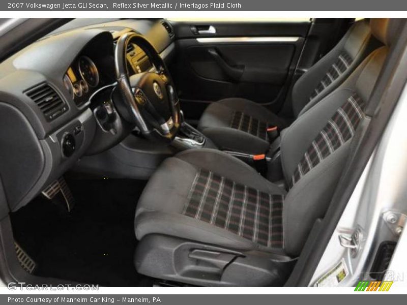 Reflex Silver Metallic / Interlagos Plaid Cloth 2007 Volkswagen Jetta GLI Sedan