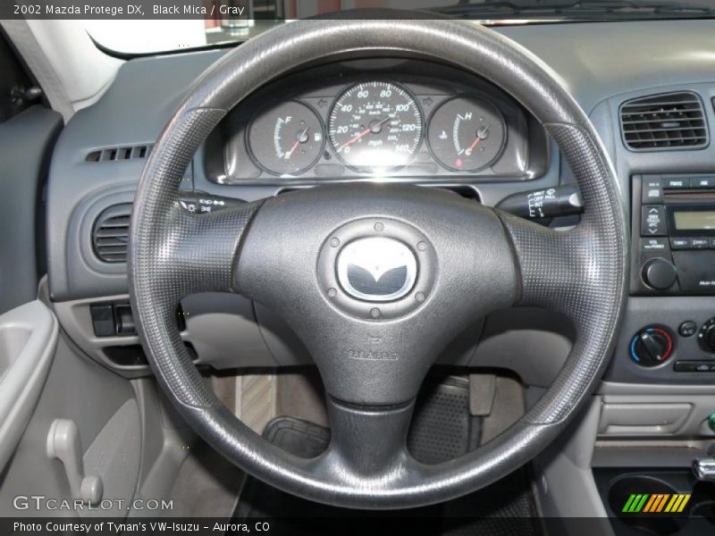 Black Mica / Gray 2002 Mazda Protege DX