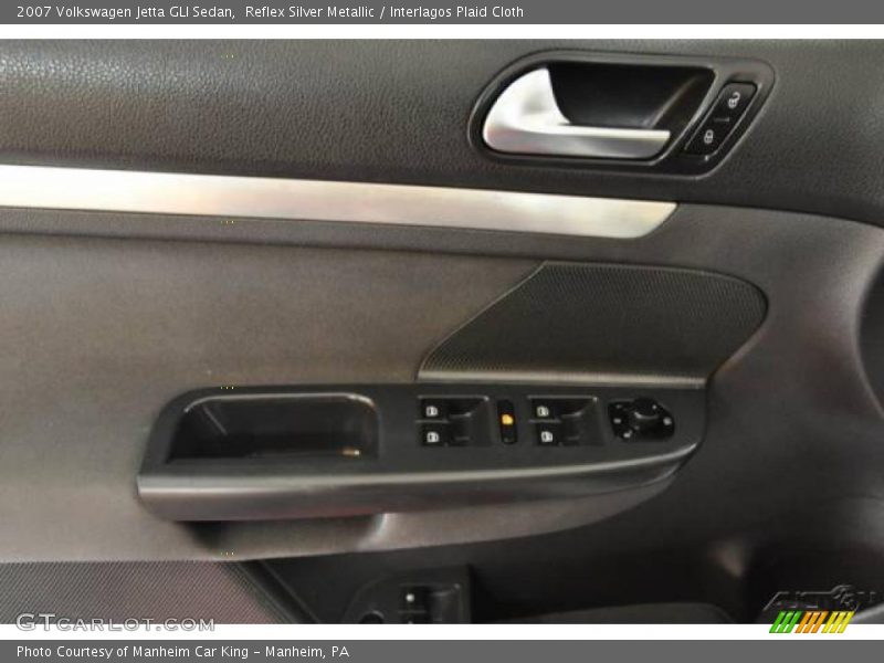 Reflex Silver Metallic / Interlagos Plaid Cloth 2007 Volkswagen Jetta GLI Sedan