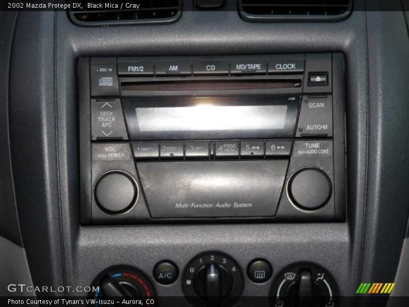 Black Mica / Gray 2002 Mazda Protege DX
