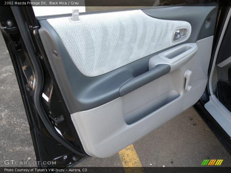 Black Mica / Gray 2002 Mazda Protege DX