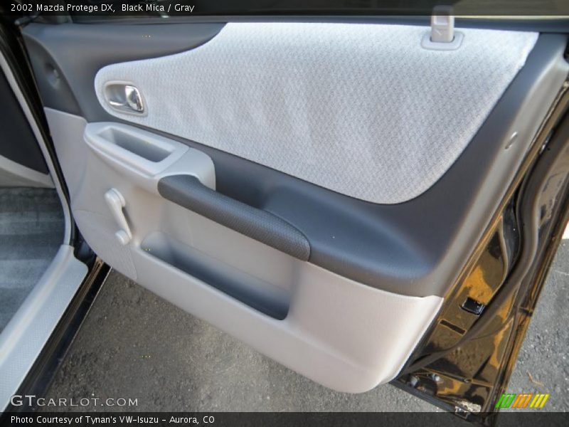 Black Mica / Gray 2002 Mazda Protege DX