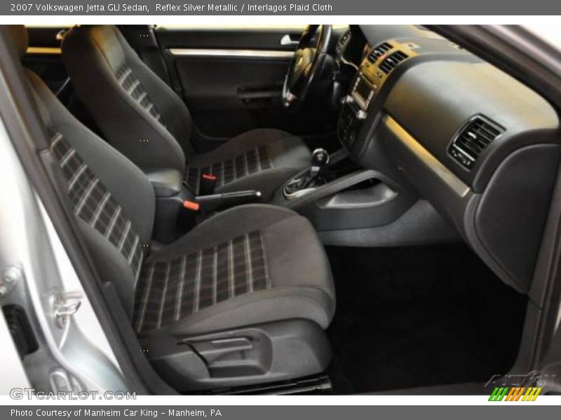 Reflex Silver Metallic / Interlagos Plaid Cloth 2007 Volkswagen Jetta GLI Sedan