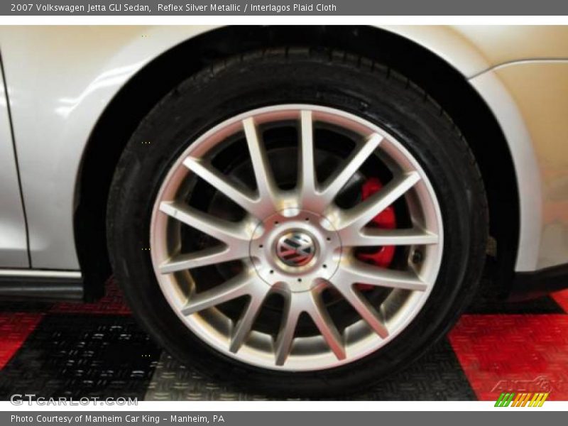 Reflex Silver Metallic / Interlagos Plaid Cloth 2007 Volkswagen Jetta GLI Sedan