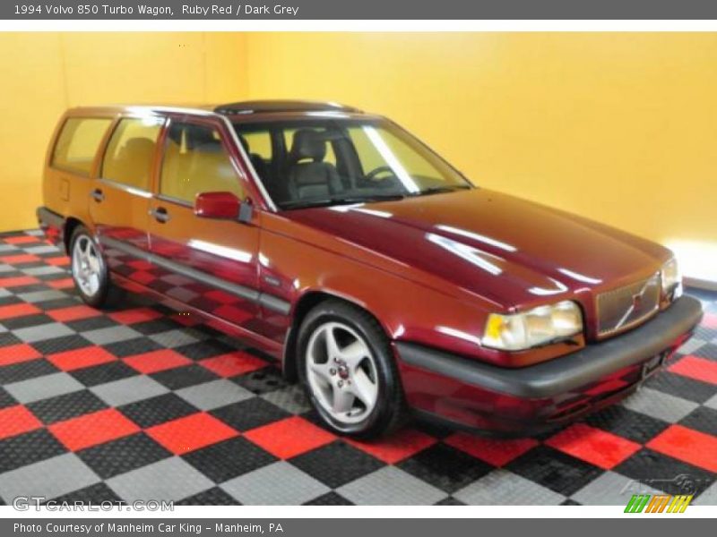 Ruby Red / Dark Grey 1994 Volvo 850 Turbo Wagon