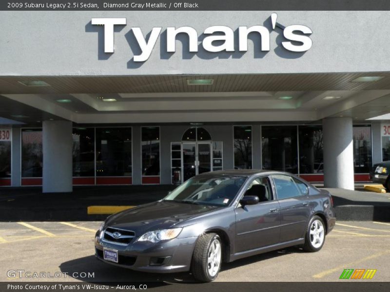 Diamond Gray Metallic / Off Black 2009 Subaru Legacy 2.5i Sedan