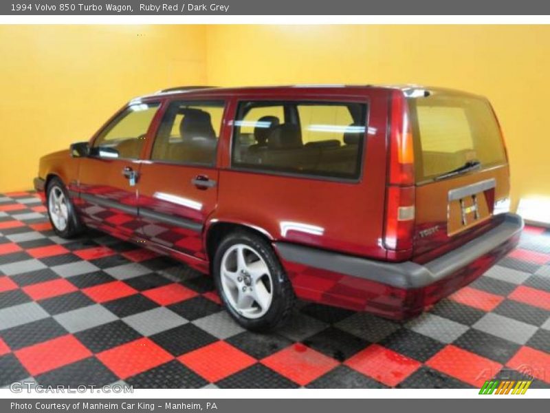 Ruby Red / Dark Grey 1994 Volvo 850 Turbo Wagon