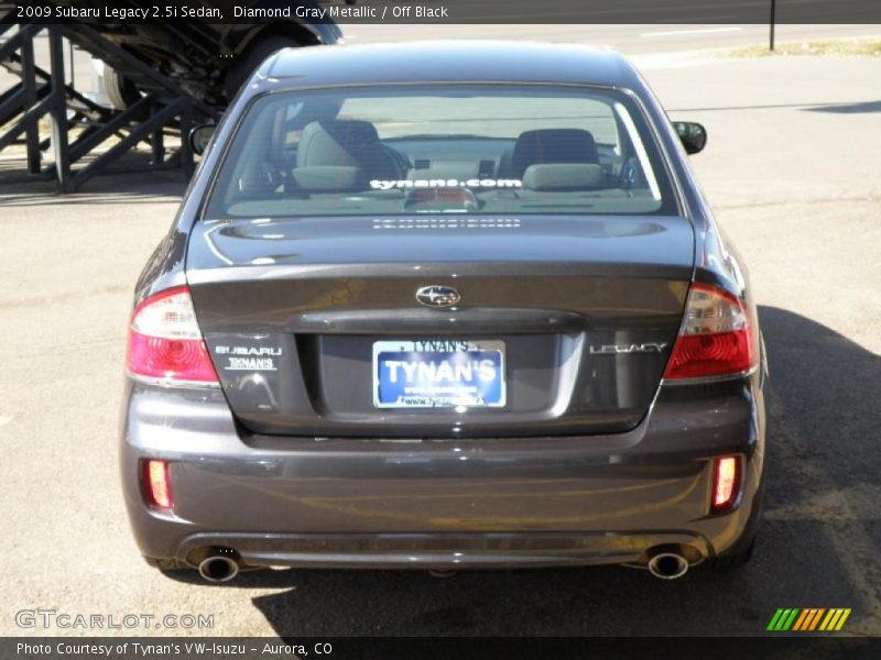 Diamond Gray Metallic / Off Black 2009 Subaru Legacy 2.5i Sedan
