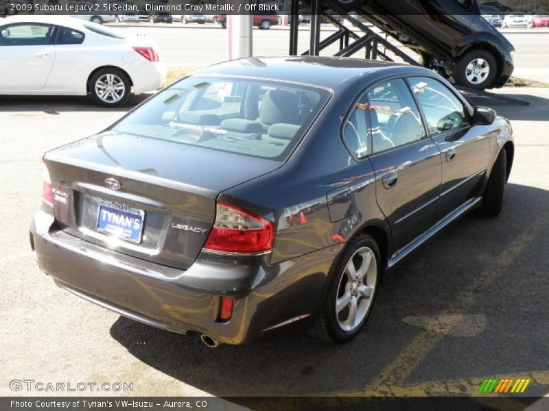 Diamond Gray Metallic / Off Black 2009 Subaru Legacy 2.5i Sedan