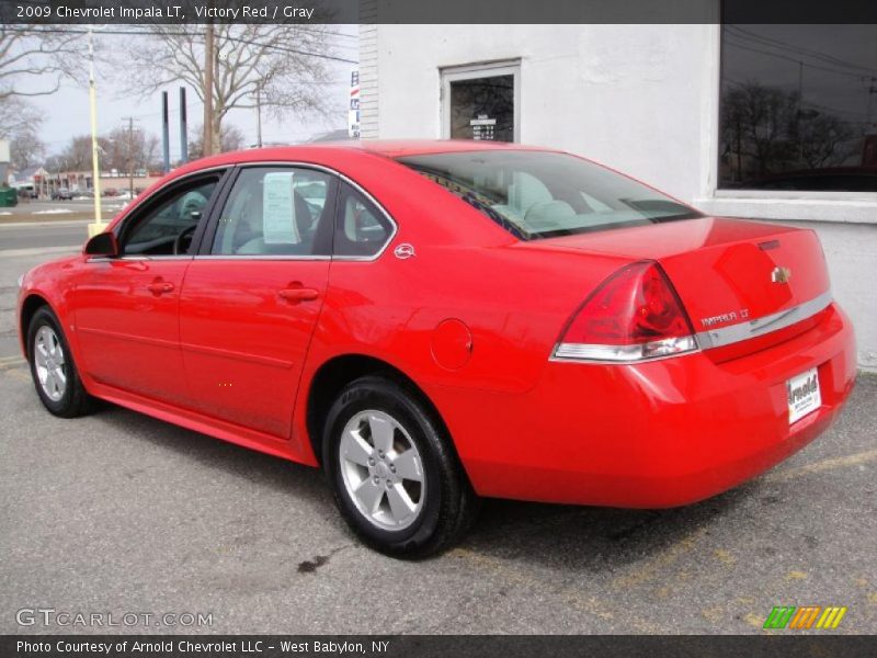 Victory Red / Gray 2009 Chevrolet Impala LT