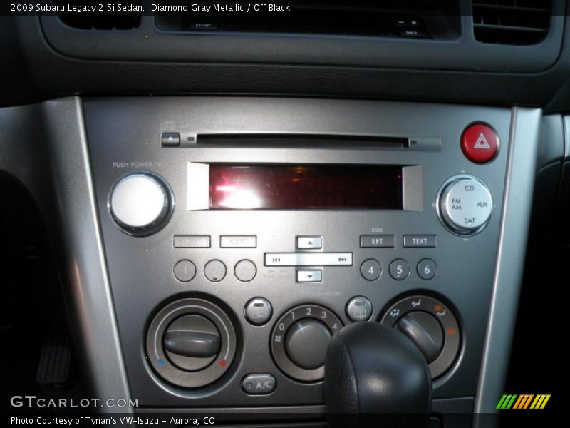 Diamond Gray Metallic / Off Black 2009 Subaru Legacy 2.5i Sedan