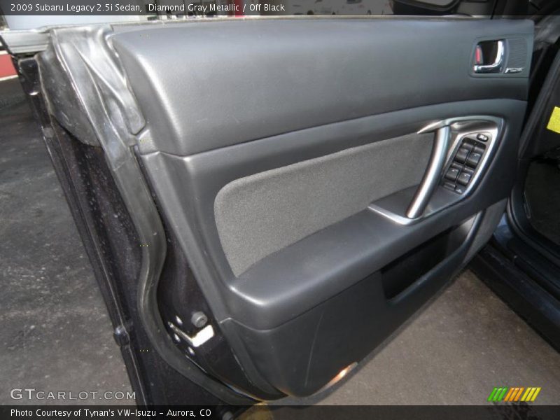 Diamond Gray Metallic / Off Black 2009 Subaru Legacy 2.5i Sedan