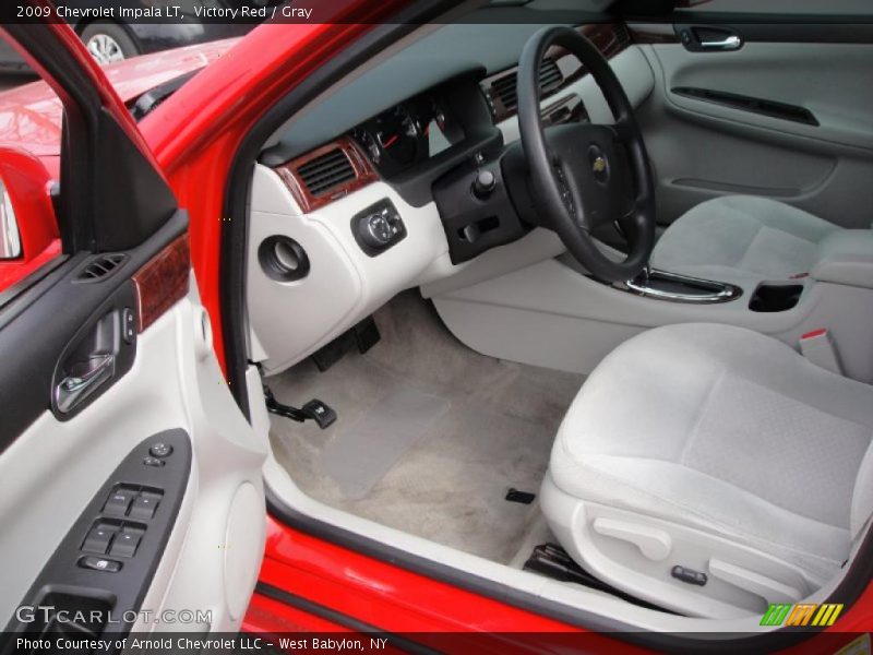 Victory Red / Gray 2009 Chevrolet Impala LT