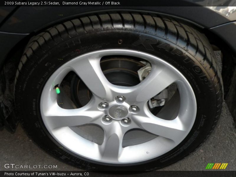 Diamond Gray Metallic / Off Black 2009 Subaru Legacy 2.5i Sedan