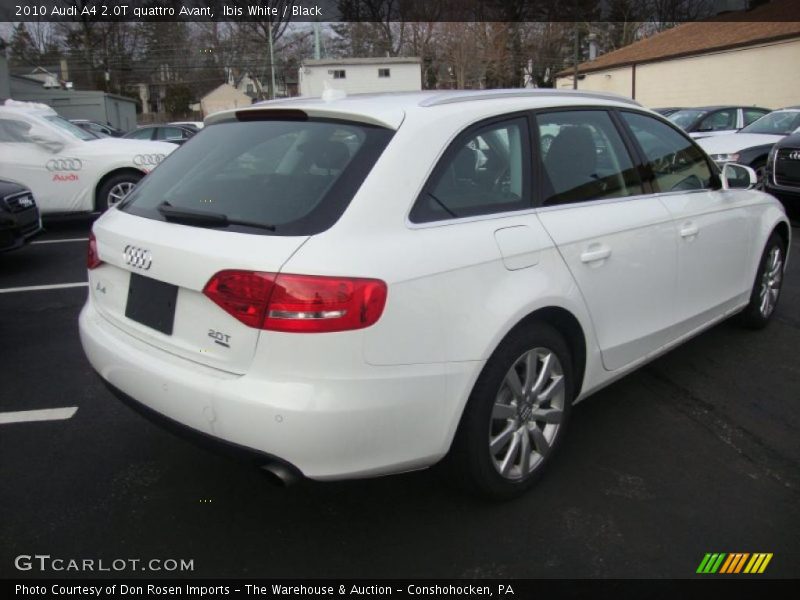 Ibis White / Black 2010 Audi A4 2.0T quattro Avant