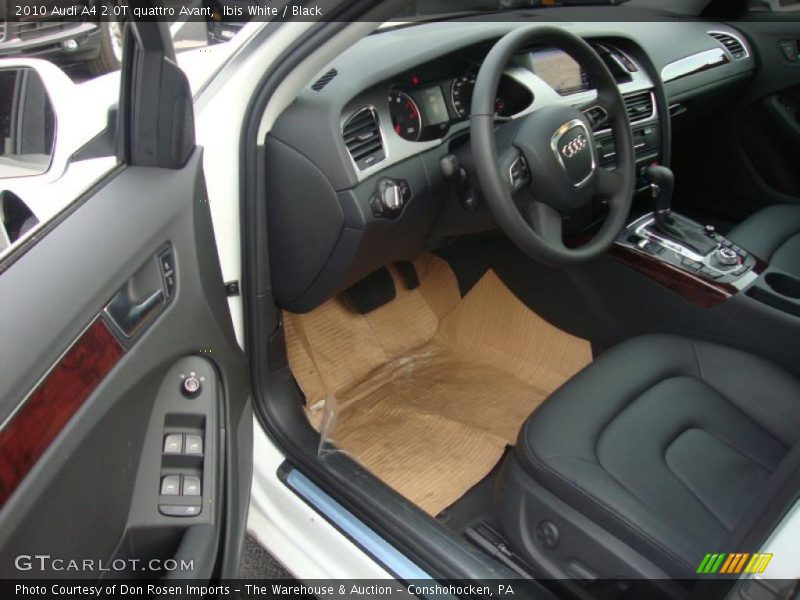Ibis White / Black 2010 Audi A4 2.0T quattro Avant