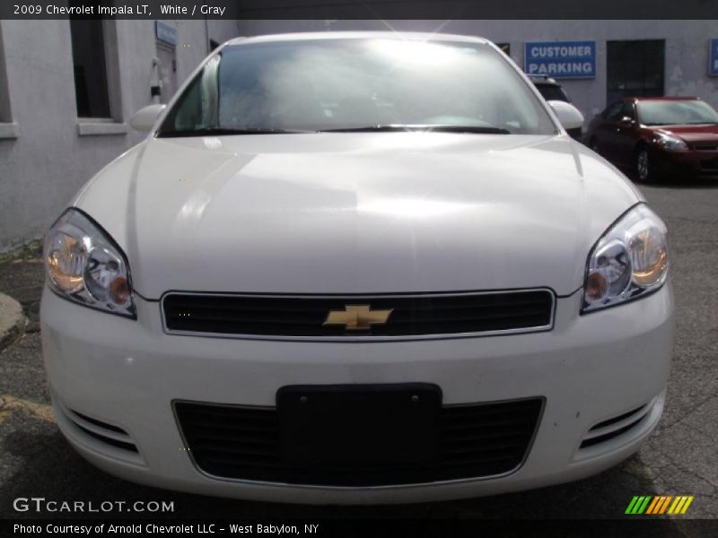 White / Gray 2009 Chevrolet Impala LT