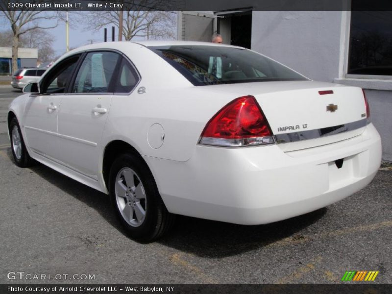 White / Gray 2009 Chevrolet Impala LT