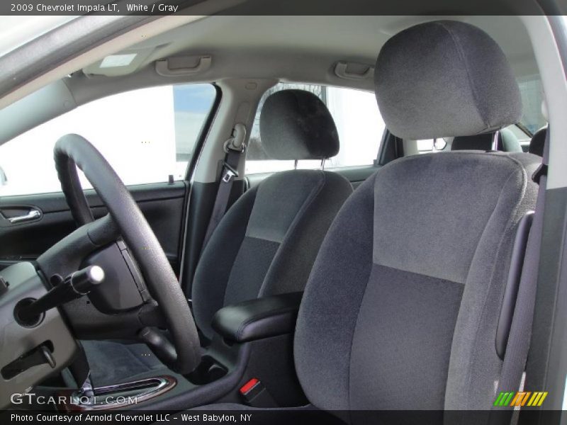 White / Gray 2009 Chevrolet Impala LT