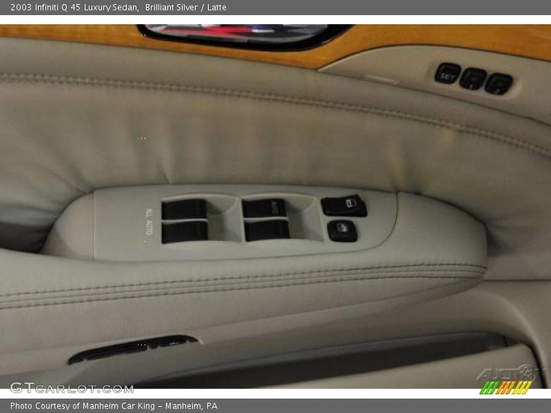 Brilliant Silver / Latte 2003 Infiniti Q 45 Luxury Sedan