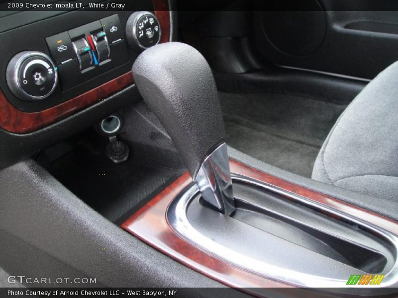 White / Gray 2009 Chevrolet Impala LT
