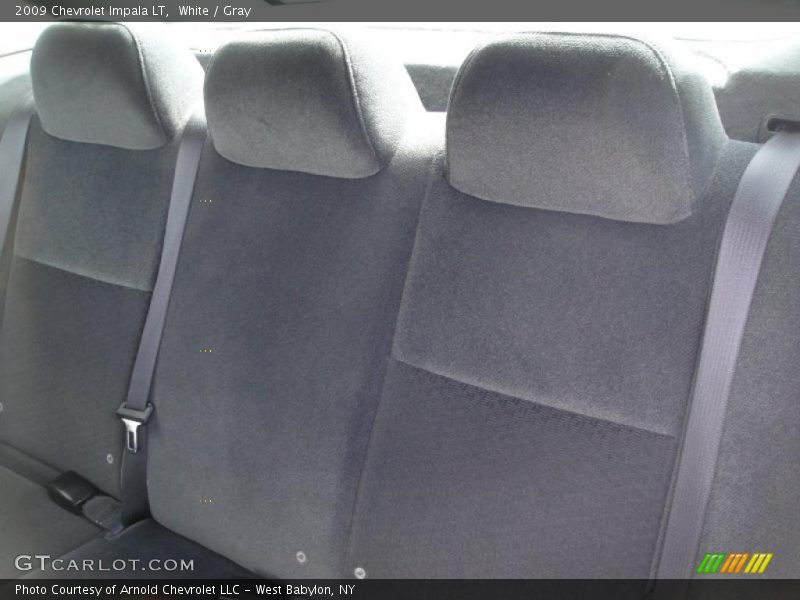 White / Gray 2009 Chevrolet Impala LT