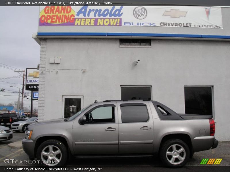 Graystone Metallic / Ebony 2007 Chevrolet Avalanche LTZ 4WD