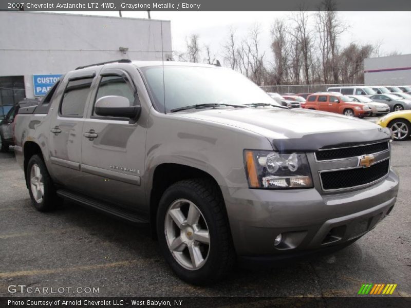 Graystone Metallic / Ebony 2007 Chevrolet Avalanche LTZ 4WD