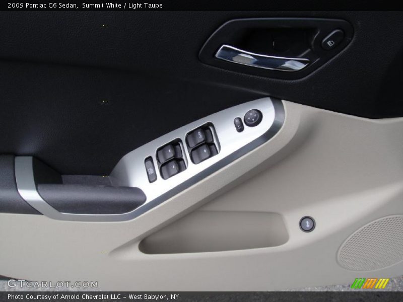 Summit White / Light Taupe 2009 Pontiac G6 Sedan