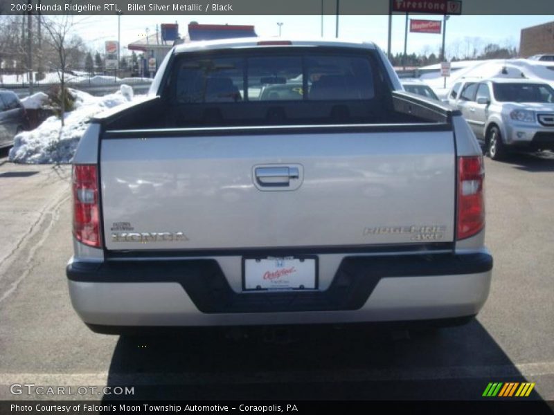 Billet Silver Metallic / Black 2009 Honda Ridgeline RTL