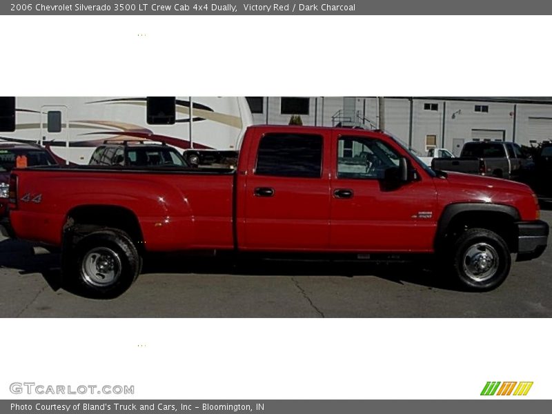 Victory Red / Dark Charcoal 2006 Chevrolet Silverado 3500 LT Crew Cab 4x4 Dually