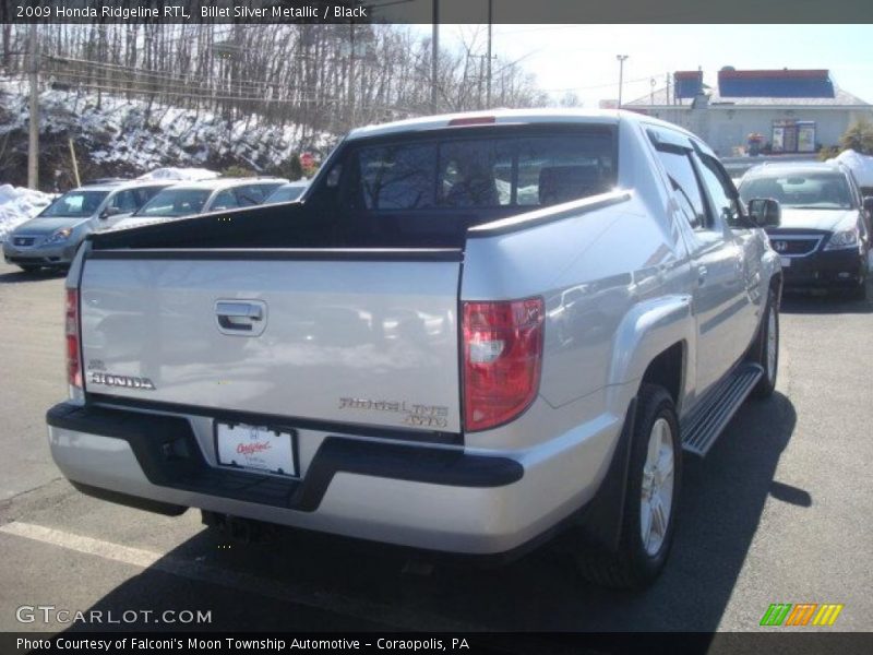 Billet Silver Metallic / Black 2009 Honda Ridgeline RTL