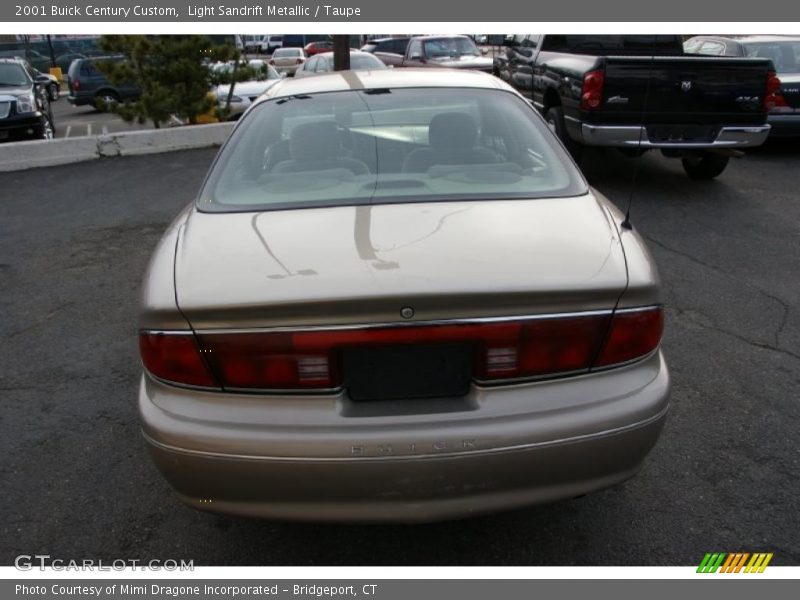 Light Sandrift Metallic / Taupe 2001 Buick Century Custom