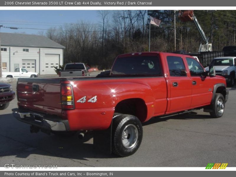 Victory Red / Dark Charcoal 2006 Chevrolet Silverado 3500 LT Crew Cab 4x4 Dually