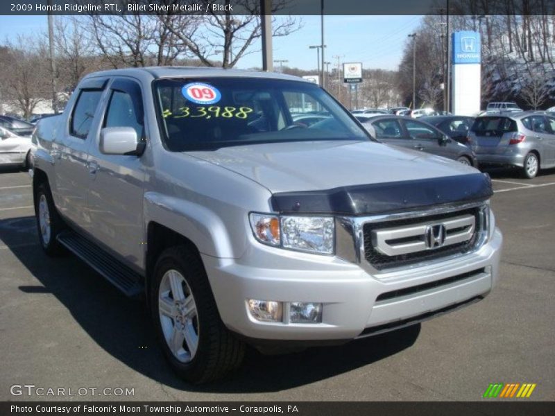 Billet Silver Metallic / Black 2009 Honda Ridgeline RTL