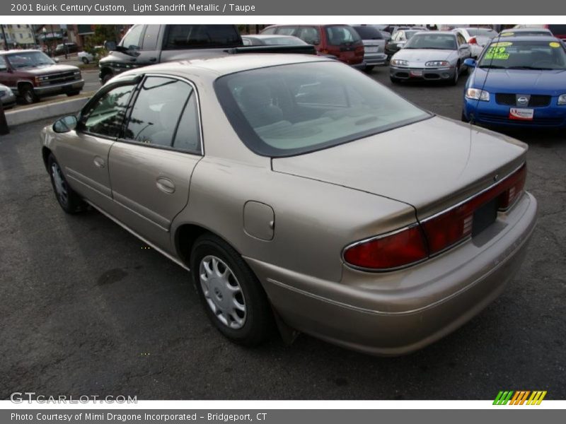 Light Sandrift Metallic / Taupe 2001 Buick Century Custom