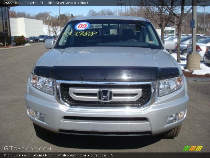 Billet Silver Metallic / Black 2009 Honda Ridgeline RTL