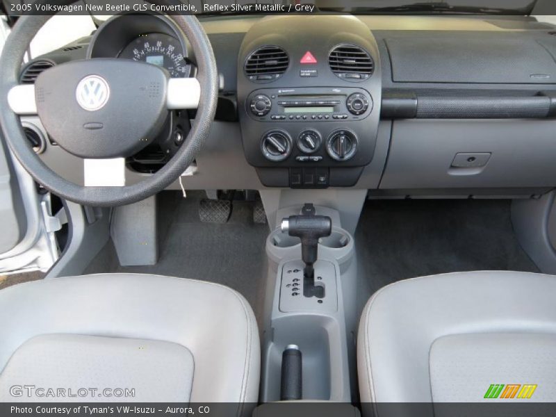 Reflex Silver Metallic / Grey 2005 Volkswagen New Beetle GLS Convertible