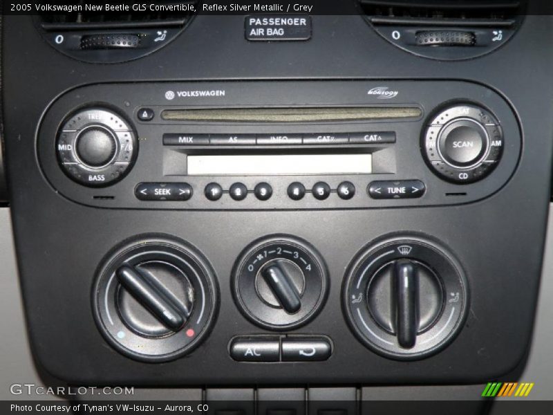 Reflex Silver Metallic / Grey 2005 Volkswagen New Beetle GLS Convertible