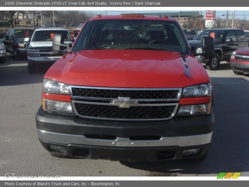 Victory Red / Dark Charcoal 2006 Chevrolet Silverado 3500 LT Crew Cab 4x4 Dually
