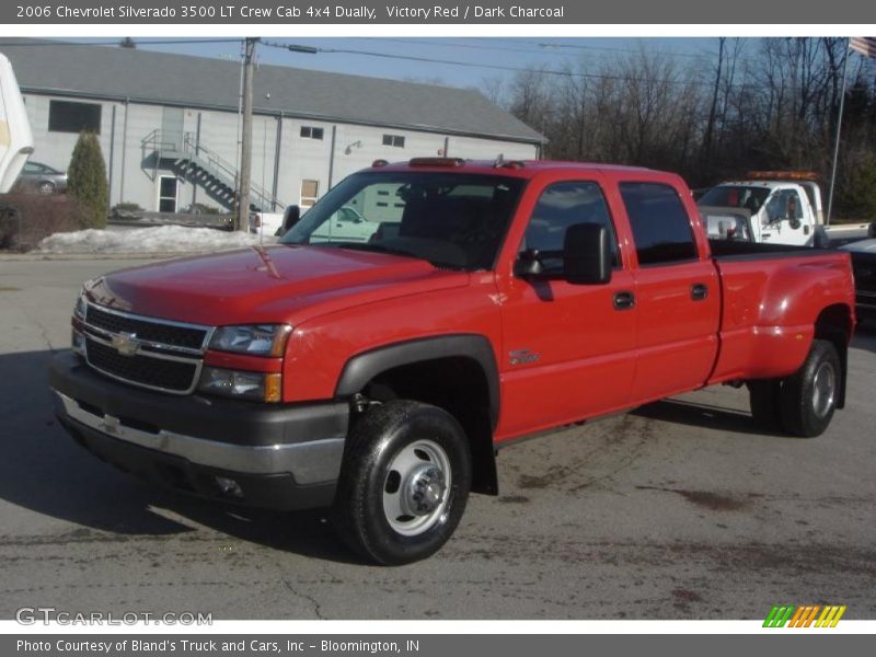 Victory Red / Dark Charcoal 2006 Chevrolet Silverado 3500 LT Crew Cab 4x4 Dually