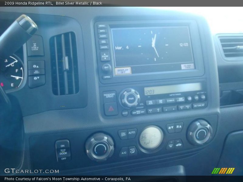 Billet Silver Metallic / Black 2009 Honda Ridgeline RTL