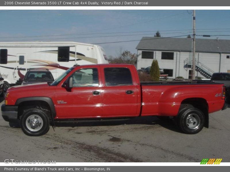 Victory Red / Dark Charcoal 2006 Chevrolet Silverado 3500 LT Crew Cab 4x4 Dually