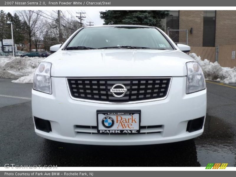 Fresh Powder White / Charcoal/Steel 2007 Nissan Sentra 2.0
