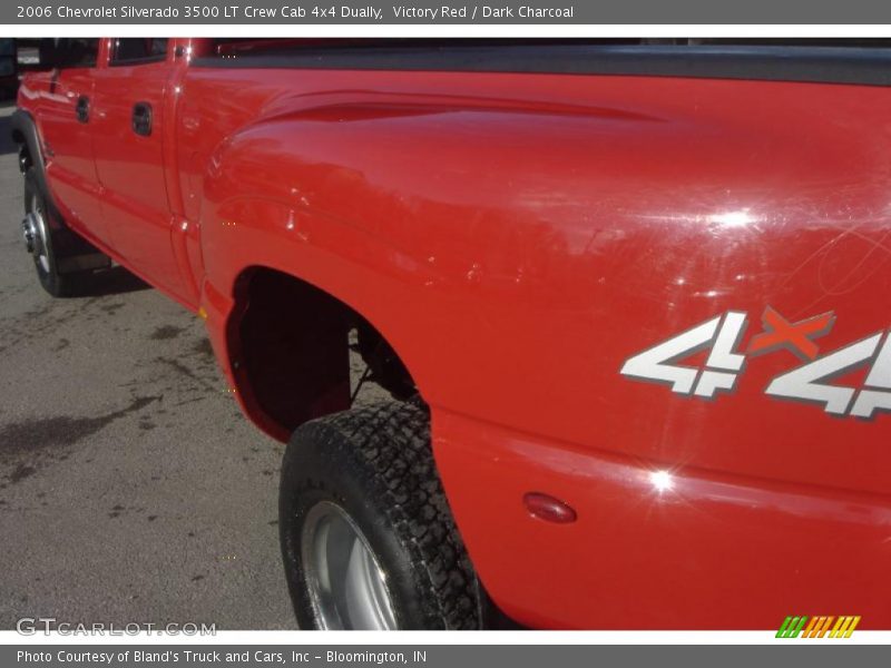 Victory Red / Dark Charcoal 2006 Chevrolet Silverado 3500 LT Crew Cab 4x4 Dually