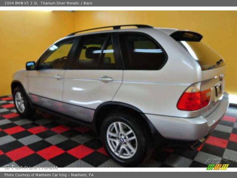 Titanium Silver Metallic / Black 2004 BMW X5 3.0i